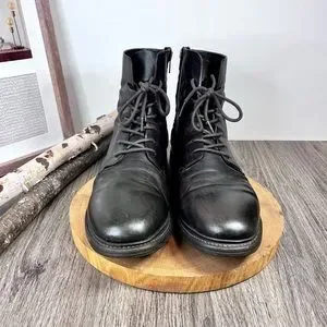 Blackstone | Shoes | Blackstone Mm8 Lace Up Leather Boots In  display picture 2